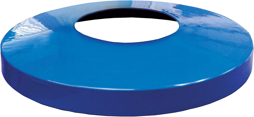 Download 32 Gallon Spun Metal Lid Convex Style Trash Receptacle Accessories Metro Depot Llc